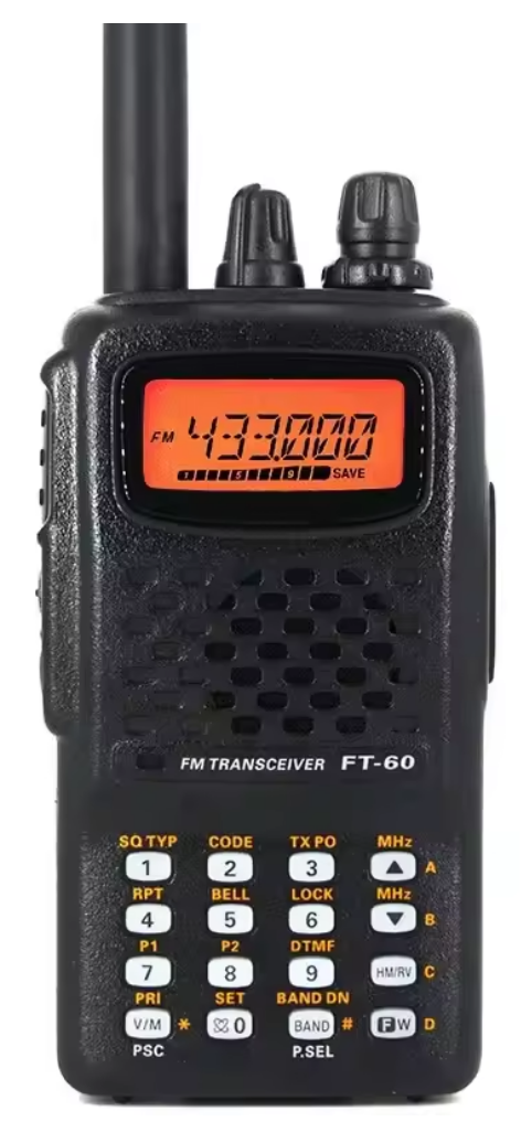 Yaesu FT-60R dual-band handheld radio